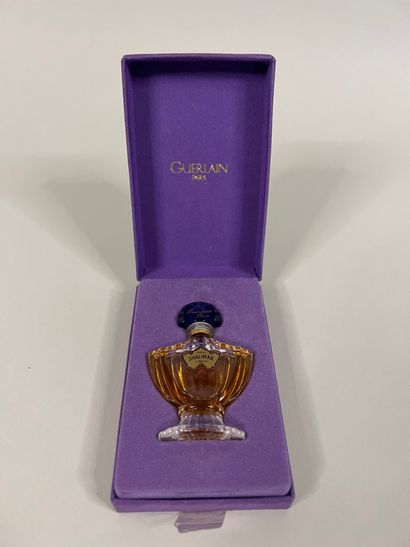 null GUERLAIN Paris Shalimar perfume 7,5ml ( in its original box in mauve suede -...