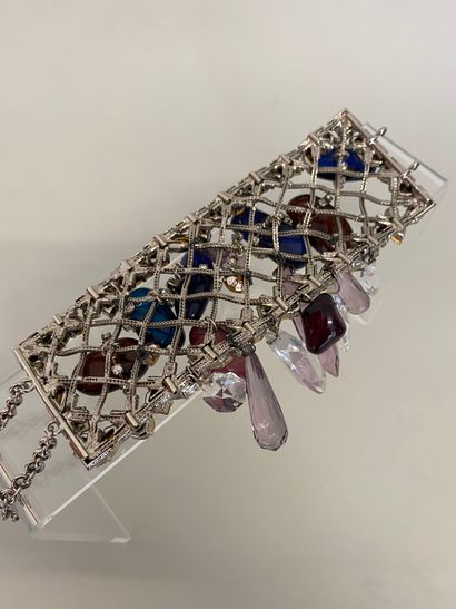 null 
CHRISTIAN DIOR par GIAN FRANCO FERRE Haute Couture Bracelet ruban en métal...