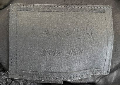null LANVIN Hiver 2008 Veste en laine bouvlettes noire - Taille semble correspondre...