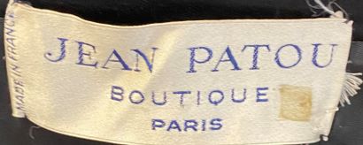 null JEAN PATOU Boutique Paris Veste en pâne de velours et col satin noir boutonnage...