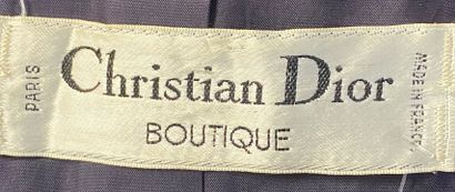 null CHRISTIAN DIOR Boutique Navy wool double-breasted jacket - size fits 40