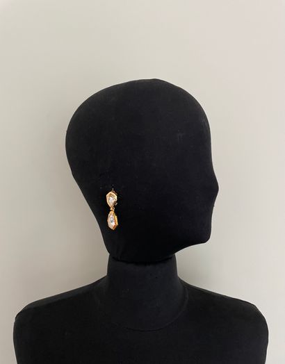 YVES SAINT LAURENT Pair of ear clips with...