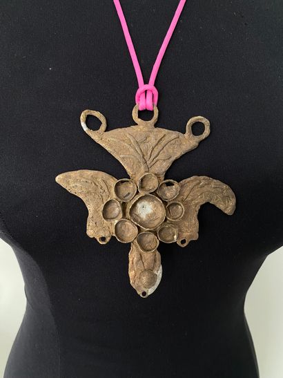 null CHRISTIAN LACROIX Haute Couture by CHRISTIANE BILLET Holy Spirit pendant in...