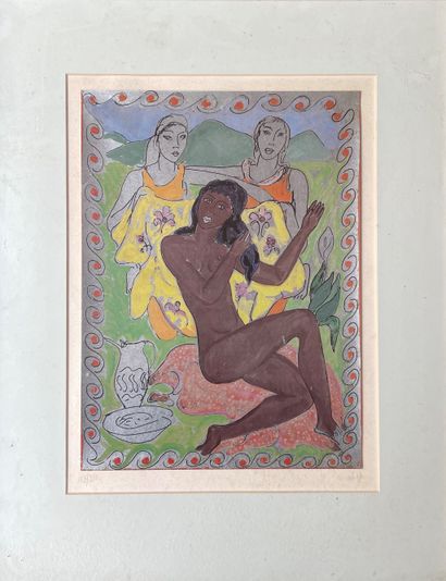 null EDWARD WOLFE (1897-1981) Litho for The song of songs 1981 - signed lower right...