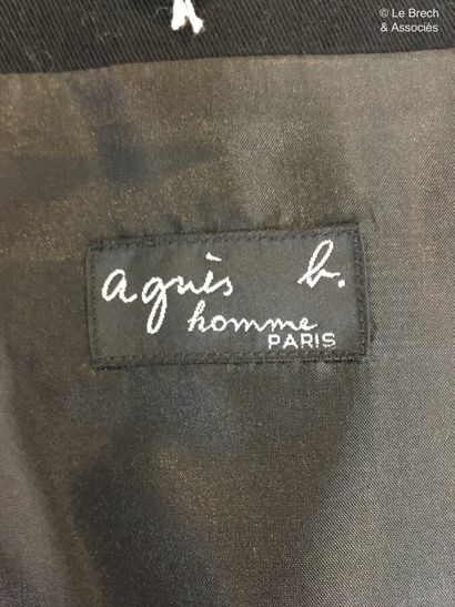 null AGNES B Paris Black cotton jacket Size 54