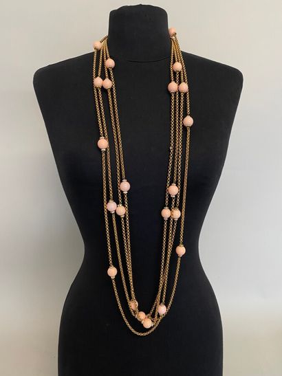CHANEL Made in France Fall 93 Long necklace...