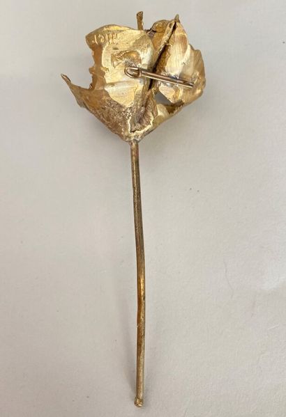 null CHRISTIANE BILLET Flower brooch in gilt bronze - signed

Height 15,5cm