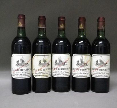 null 5 Bouteilles BEYCHEVELLE 1975