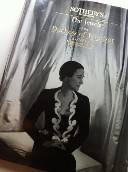 null THE JEWELS OF THE DUCHESS OF WINDSOR, catalogue de la vente Sotheby's à Genève...