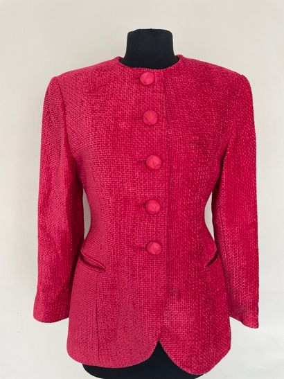 CHRISTIAN DIOR Boutique Jacket in raspberry...