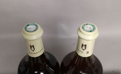 null 2 bouteilles ARBOIS "SAVAGNIN" - Domaine de La PINTE 1992 

Etiquettes légèrement...
