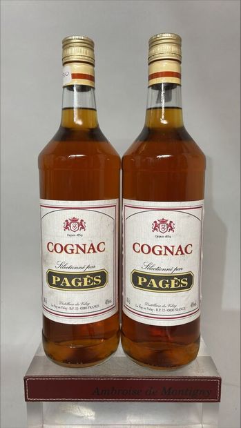 null 2 flacons 100ml COGNAC PAGES