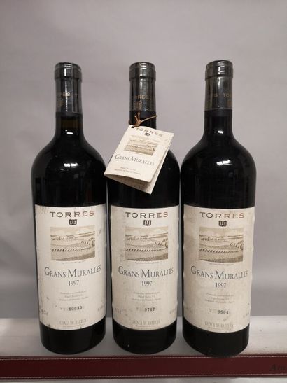null 3 bouteilles TORRES "Grans Muralles" - Conca de Barbera 1997

Etiquettes légèrement...