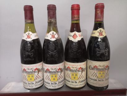 null 4 bouteilles CHÂTEAUNEUF du PAPE - Domaine de la SOLITUDE 

 

1 de 1973, 2...