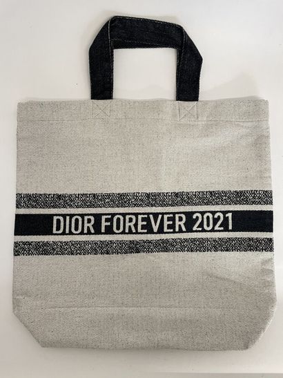 null CHRISTIAN DIOR Made in Italy Dior for ever 2021 Bag with handles in grey and...