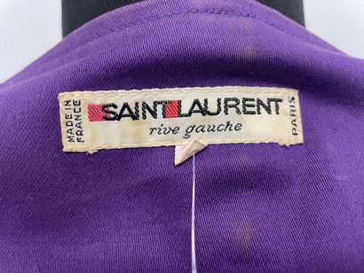 null SAINT LAURENT Rive Gauche Veste courte en coton violet - Taille indiquée 40
(légères...