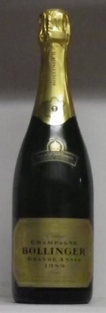 null 1 BOUTEILLE CHAMPAGNE BOLLINGER 1989