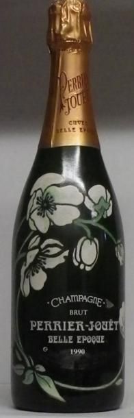 null 1 BOUTEILLE CHAMPAGNE PERRIER JOUET - "BELLE-EPOQUE" 1990