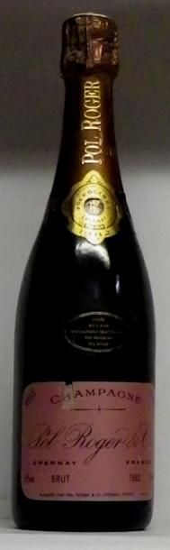 null 1 BOUTEILLE CHAMPAGNE POL ROGER ROSE 1982