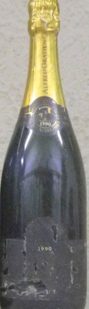 null 1 Bouteilles CHAMPAGNE ALFRED GRATIEN 1990 Etiquettes abîmées. Labels damag...