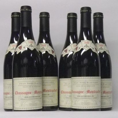 null 6 Bouteilles CHASSAGNE ROUGE 2009 - J.N. GAGNARD 2009