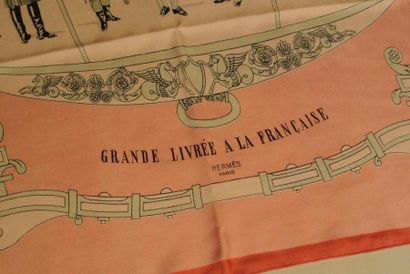 HERMES Paris "Cochers des Ecuries Impériales - Grandes Livrées à la Française" Pink...