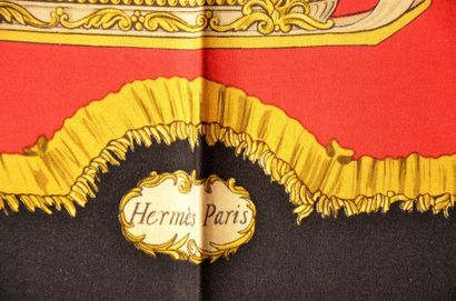 null HERMES Paris "Traineaux et Glissades" par Françoise de la Perriere - Carré en...