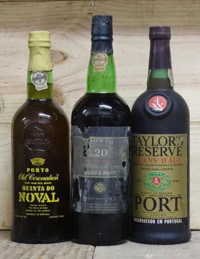 null 7 Bouteille LOT DE PORTO DIVERS NON MILESIMES 1 Bt PORTO KING'S RED CROWN 20...