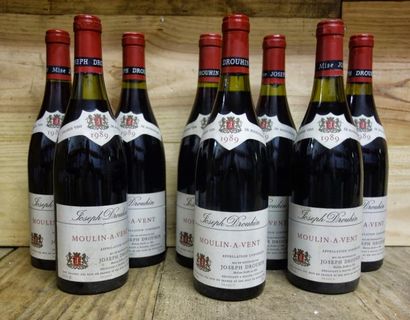 null 8 Bouteilles MOULIN A VENT - DROUHIN 1989