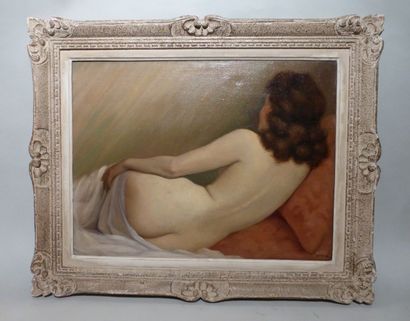 null JANNEL Jean (1894- ?), Femme nue de dos.

Huile sur toile signée en bas à droite.

Dim....