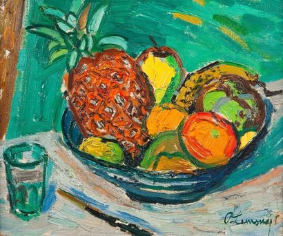 null Roger Marcel LIMOUSE (1894-1989)

Coupe de fruits à l'ananas

Huile sur toile...