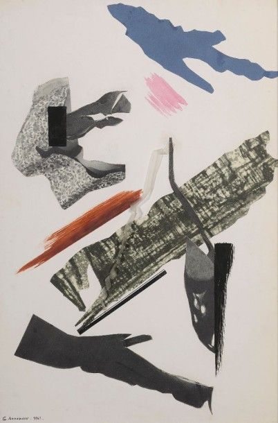 null Georges ANNENKOV (1889-1974)

Composition abstraite

Gouache et collage sur...