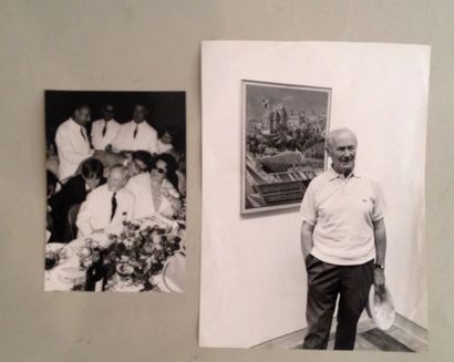 null Jean LATTES (1917 - 1996)

Portrait du peintre Joan Miro. 

Tirage argentique,...