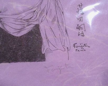 null FOUJITA Tsuguharu (1886 - 1968)

Portrait de fillette estampe sur fond mauve...