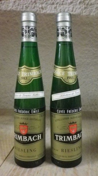 null 2 Demi bouteilles TRIMBACH - RIESLING CUVÉE "Frédéric Émile" Sélection de Grains...