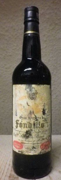 null 1 Bouteille Espagne RANCIO FONDILLON GRAN RESERVA 1980 Etiquette abimée. Label...