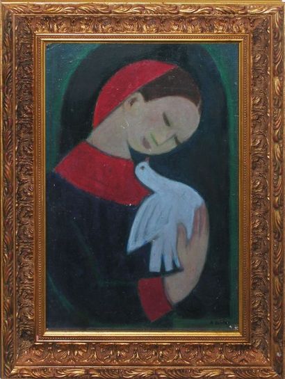 null KOLNIK Arthur (Stanislawów 1890 - 1972 Paris)

Femme à la colombe

Huile sur...
