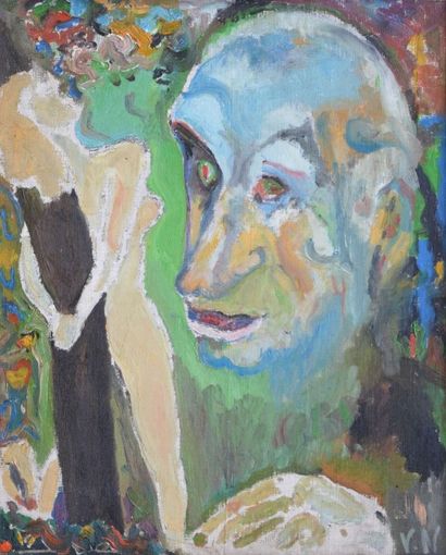 null NAÏDITCH Vladimir

Visage

Huile sur toile

Mon. en bas à droite

Timbre d'atelier...