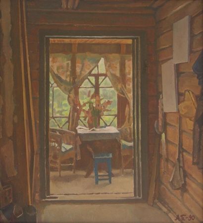 null PODLIASKI Alexander Yourevitch (Saint-Pétersbourg 1946)

La porte sur véranda

Huile...