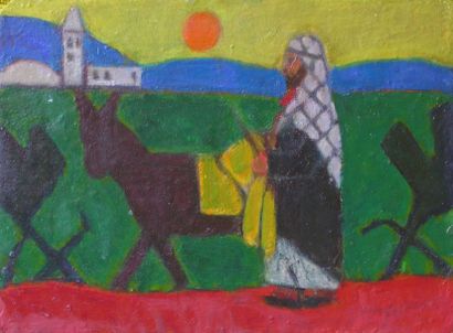 null KOLNIK Arthur (Stanislawów 1890 - 1972 Paris)

Arabe avec son âne 

Huile sur...