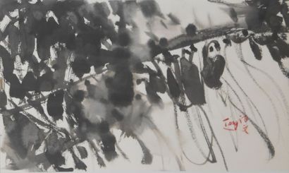 null T'ANG HAYWEN (Xiamen 1927 - 1991 Paris)

Composition A

Encre et lavis d'encre

Signée...