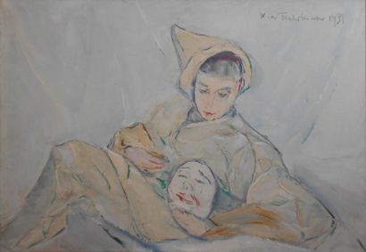 null TERLIKOWSKI Wladimir de (Poraj 1873 - 1951 Paris)

Le Mime (1931)

Huile sur...