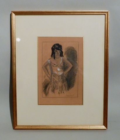 null André DIGNIMONT (1891-1961)

Prostituée 

Dessin au crayon aquarellé. Signé...