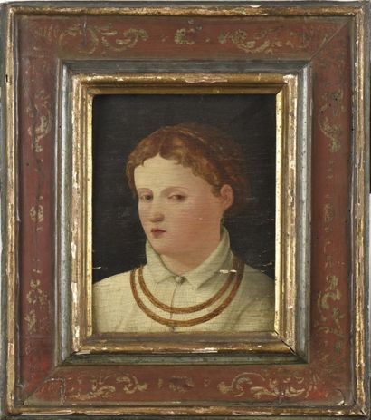 null Francesco RIZZO da SANTACROCE (actif à Venise, circa 1508-1545)

Portrait d'une...