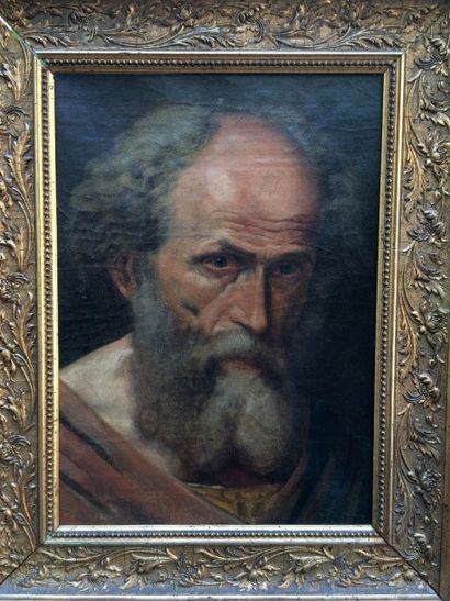 null Ecole française du XIXème siècle

Portrait de philosophe

Huile sur toile

44,5...