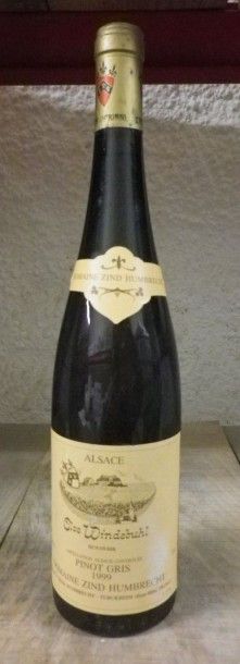null 1 Bouteille ZIND HUMBRECH - PINOT GRIS "CLOS WINDSBUHL" 1999 