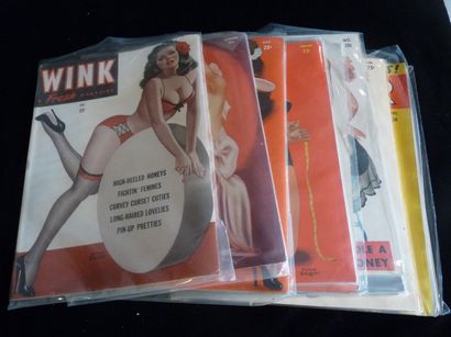 null Lot comprenant 13 magazines pin-up, en très bon état : 

- Wink A Fresh Magazine...