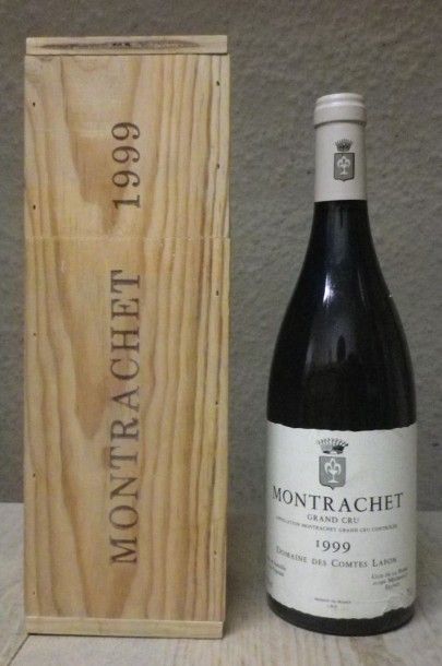 null 1 Bouteille MONTRACHET Grand cru 1999 - COMTES LAFON 

 Coffret bois. Etiquette...
