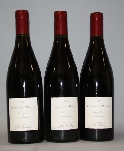 null 3 Bouteilles CHAMBOLLE MUSIGNY 1er cru Les Feusselottes 2005 - CECILE TREMB...