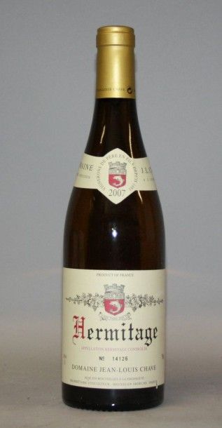 null 1 Bouteille HERMITAGE BLANC 2007 - J. L. CHAVE